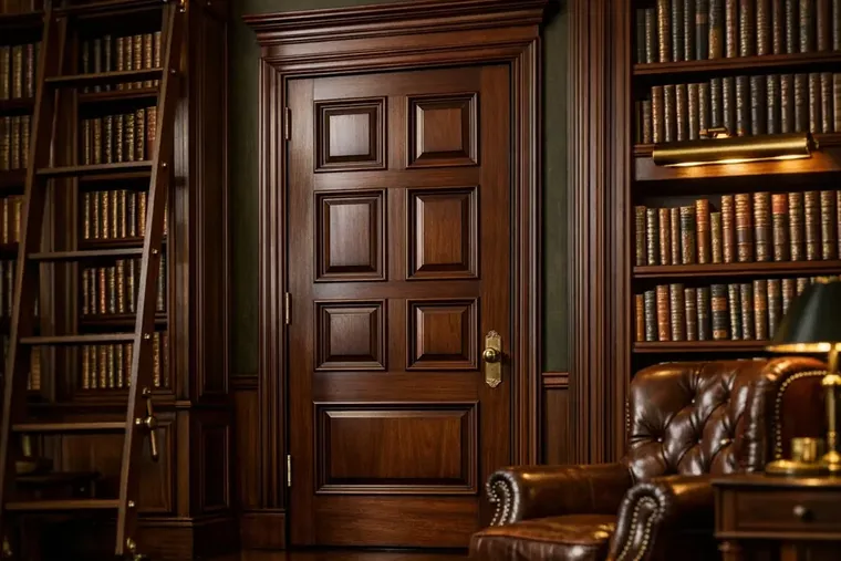 Custom solid-wood doors handcrafted by Estate Millwork