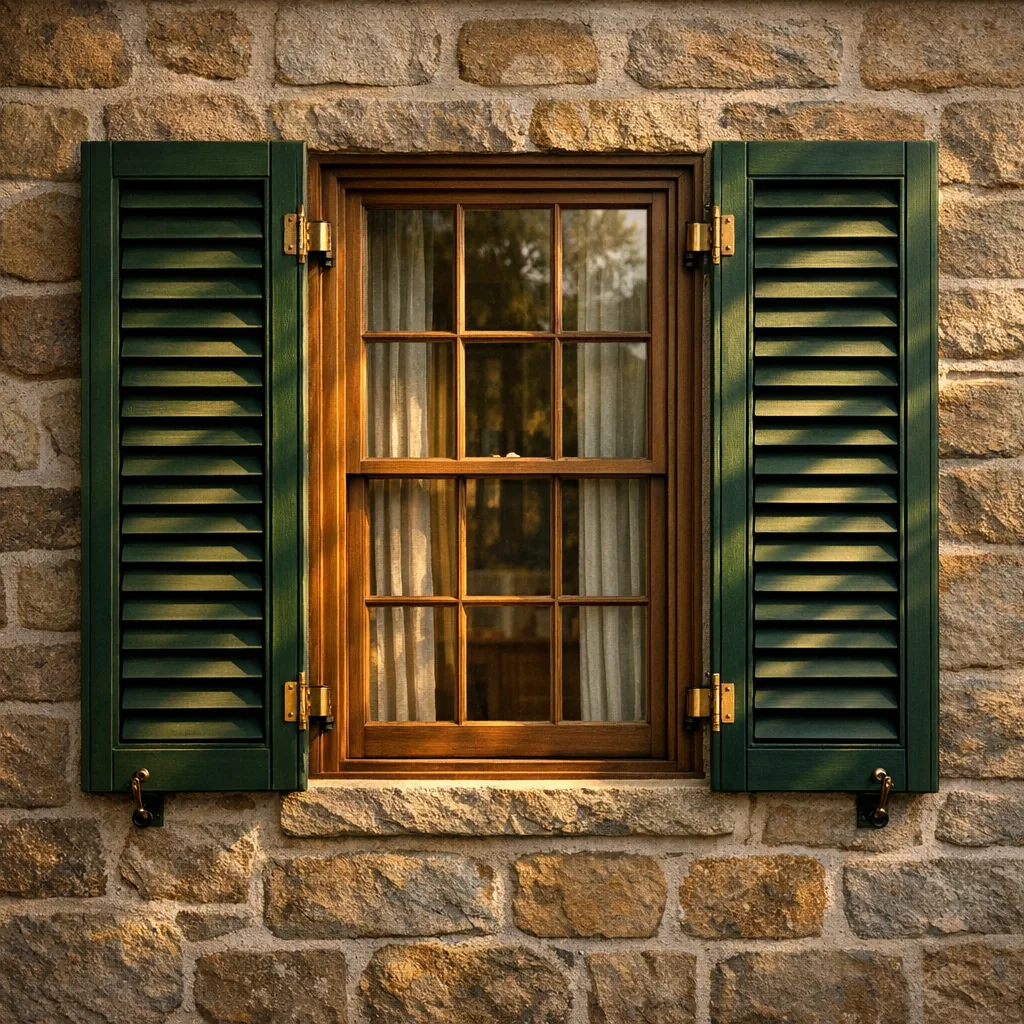 AZEK Louvered Shutters