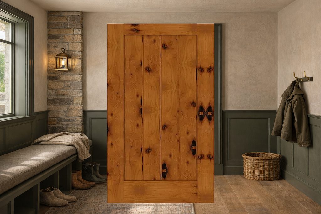 Knotty Alder Custom Doors