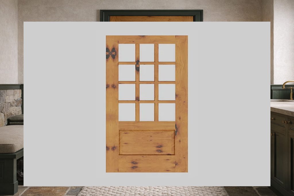 Knotty Alder French Doors