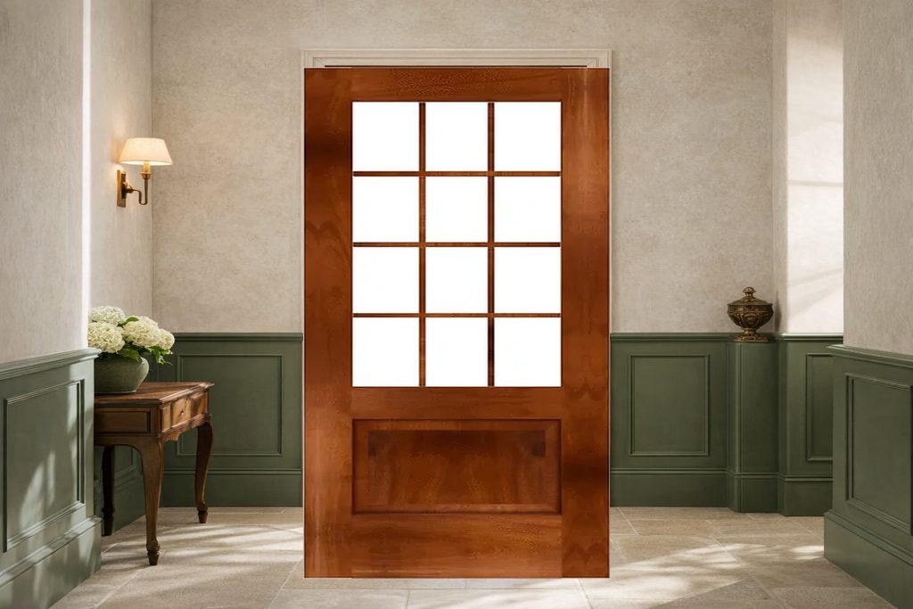 Mahogany French Doors