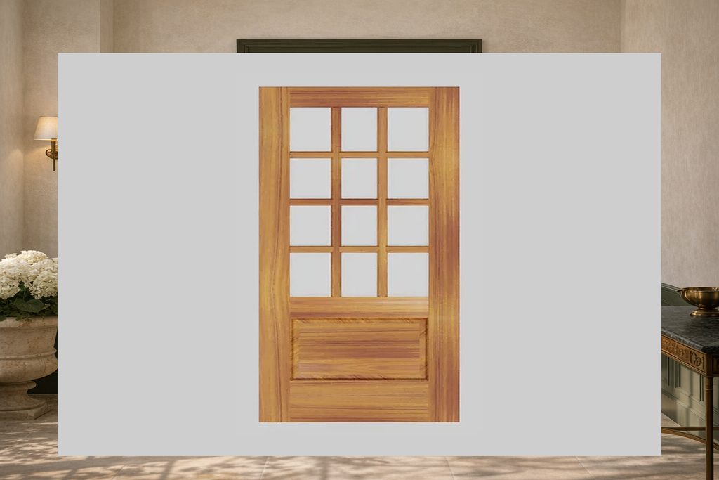 Teak French Doors