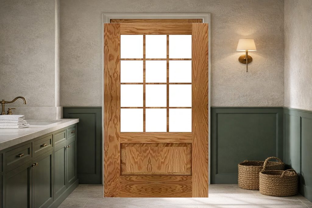 White Oak French Doors