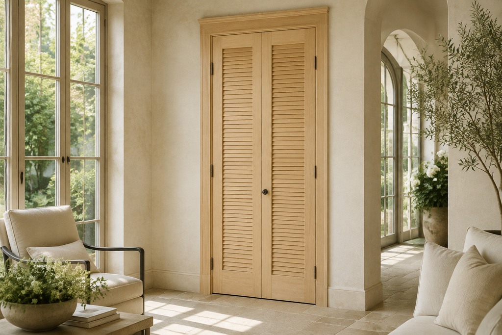 Maple Louvered Doors