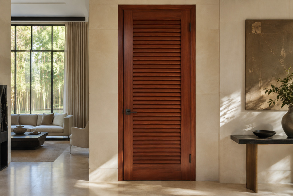 Sapele Louvered Doors