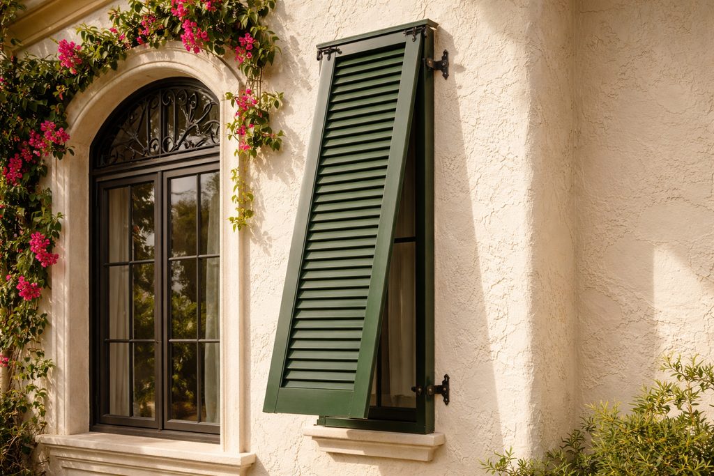 Cypress Bahama Shutters