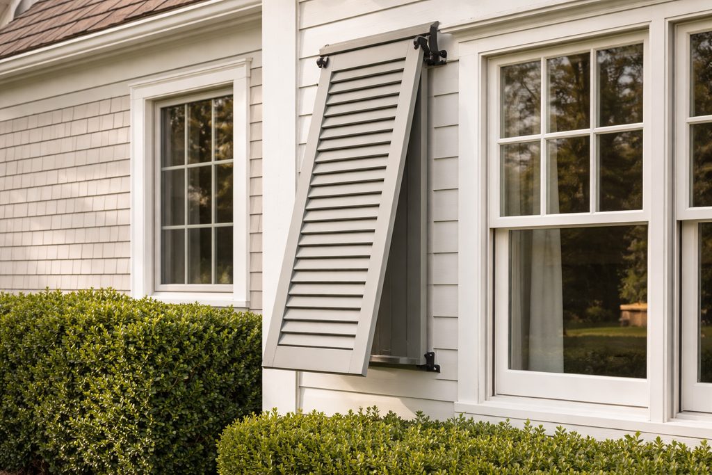 Poplar Bahama Shutters
