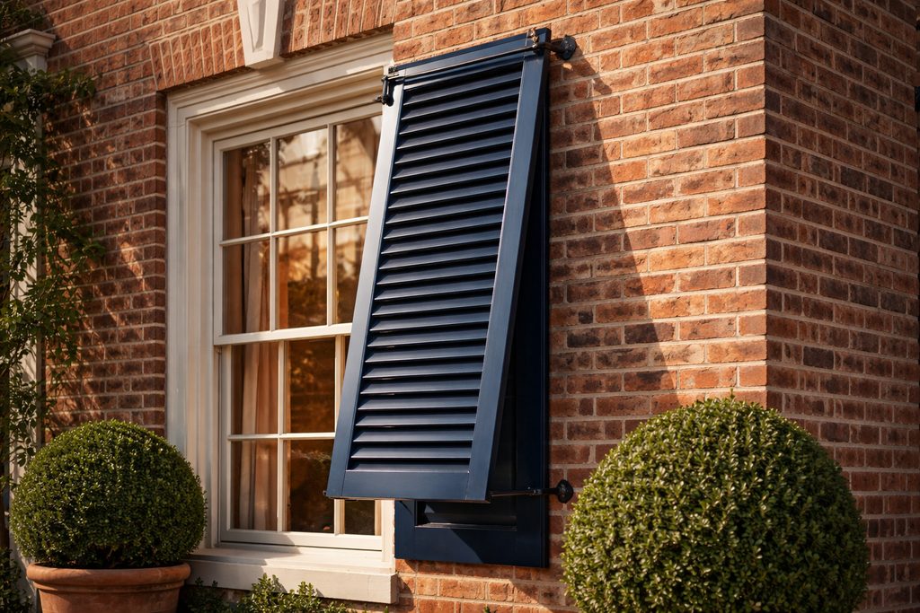 Red Oak Bahama Shutters