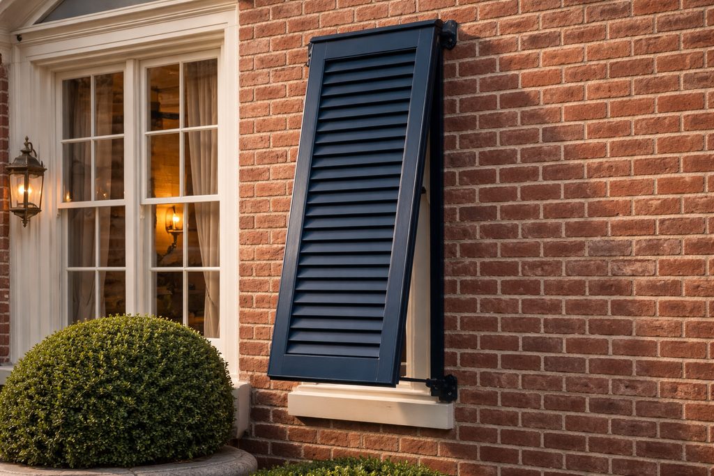 Spanish Cedar Bahama Shutters