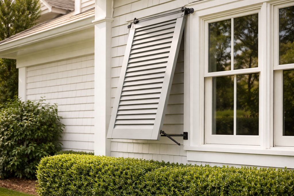 Walnut Bahama Shutters