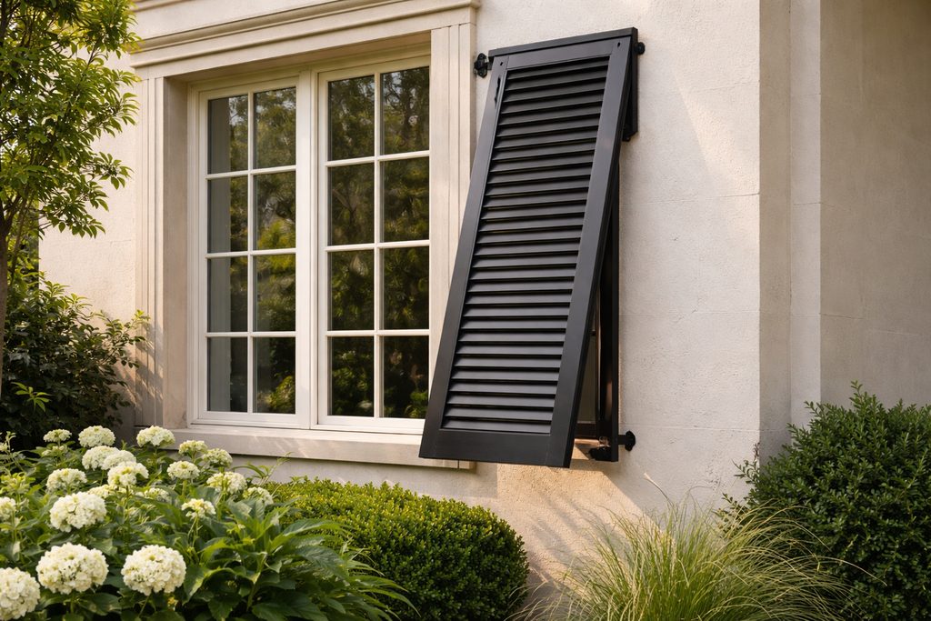 White Oak Bahama Shutters
