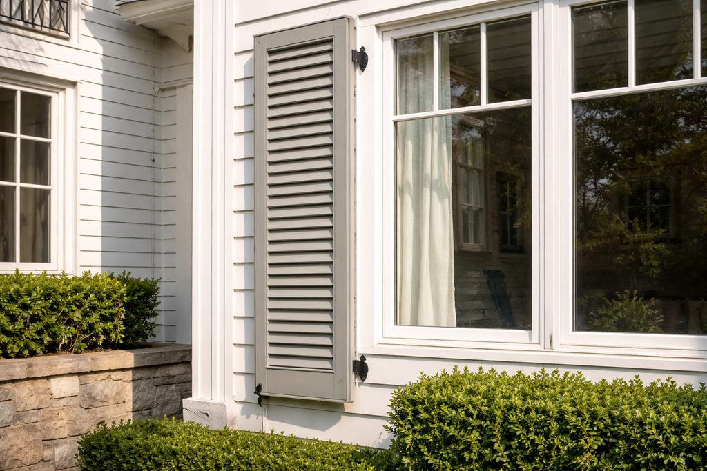 Poplar Louvered Shutters