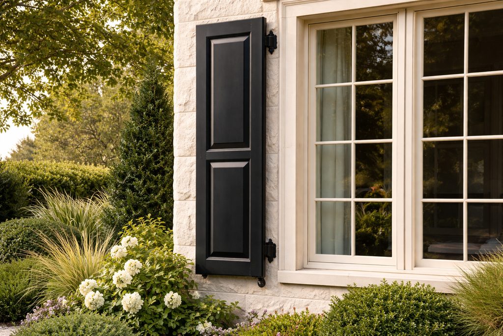 AZEK Raised Panel Shutters