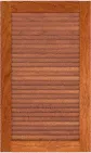 Louvered 100 Cherry Cabinets
