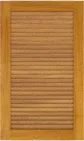 Louvered 100 Cypress Cabinets