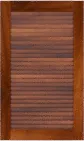 Louvered 100 Mahogany Cabinets