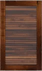 Louvered 100 Walnut Cabinets