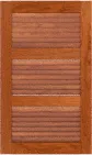 Louvered 33 33 33 Cherry Cabinets