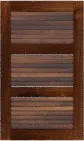 Louvered 33 33 33 Walnut Cabinets