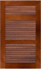 Louvered 40 40 20 Mahogany Cabinets
