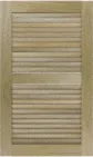 Louvered 50 50 Poplar Cabinets