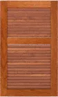 Louvered 60 40 Cherry Cabinets