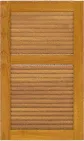 Louvered 60 40 Cypress Cabinets