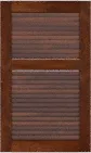 Louvered 60 40 Sapele Cabinets