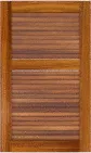 Louvered 60 40 Teak Cabinets