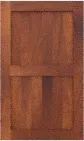 V Groove Lancaster Mahogany Cabinets