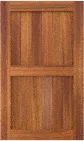 V Groove Lancaster Teak Cabinets