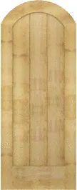 Arched Church Maple Doors