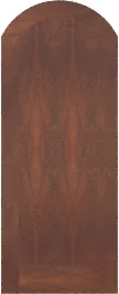 Arched Crescent Sapele Doors