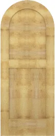 Arched Crest Maple Doors