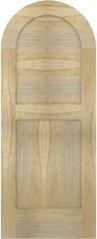 Arched Crest Poplar Doors