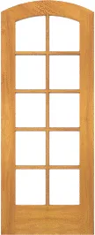 Arched Triomphe Cypress Doors