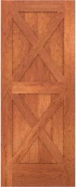 Barn Double X Cherry Doors