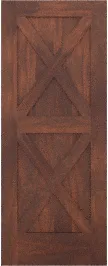 Barn Double X Sapele Doors