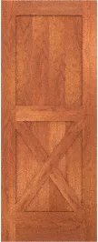 Barn Single X Cherry Doors