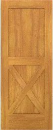 Barn Single X Cypress Doors
