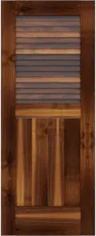 Custom Boat House Walnut Doors