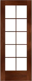 French Bastille Sapele Doors