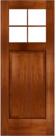 French Monarch Mahogany Doors