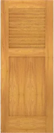 Louvered Bahama Cypress Doors