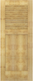 Louvered   Bahama  Maple  Doors