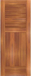 Louvered Bahama Teak Doors