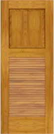 Louvered Havana Cypress Doors