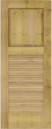 Louvered Havana Maple Doors