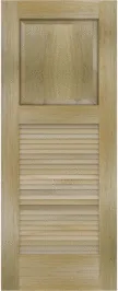 Louvered Havana Poplar Doors