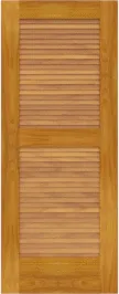 Louvered Key West Cypress Doors